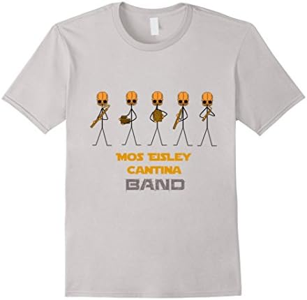 Men's Mos Eisley Cantina Band T-shirt XL Silver