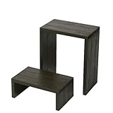 Welcome wood ウッドステージWSW452LH-UB　２段ワイドタイプ　 色はUB　アンバーブラウン　　【完成品】　組み立てる必要なし。  個別に移動できるのでとっても便利。