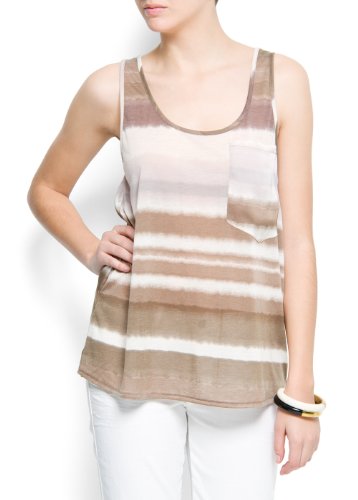 Mango Women's Loose-fit Striped T-shirt Discount