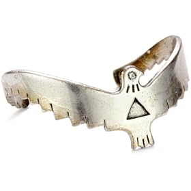 Low Luv by Erin Wasson Plated Thunderbird Cuff Bracelet