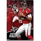 Atlanta Falcons Matt Ryan Action Sports Poster Print - 22x34