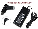 Gateway Original 120W AC Adapter For Gateway Notebook model :P-6828h,P-6829h,P-6831FX,P-6832,P-6836,P-6860FX,P-78 ,P-7801u FX,P-7805u FX,P-7807u FX,P-7808u FX 100% Compatible with ADP-120ZB BB, PA-1121-08,0302A19120,0302C19120,FSP120-1ADE1 ***Free 4G BestBuyAdapter USB Drive***