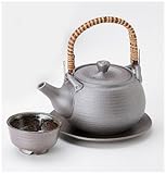 【萬古焼 和皿・洋皿】 紫泥南蛮 土瓶蒸し 　/ お楽しみグッズ(キッチン用品)付きセット