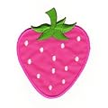Aufn�her B�gelbild Aufb�gler Iron on Patches Applikation Erdbeere Kinder Baby S�ss