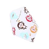 GOGO Cotton Triangle Bandana Bib With Cartoon Printed, One Piece-Pattern03