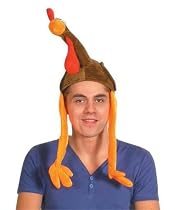 Novelty Christmas Hats | Christmas Turkey Hat with Legs & Wings