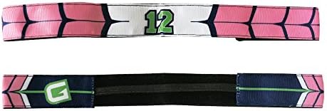 G206 Wear Seattle Slim 12th Man Wings Pink Athletic Headbands