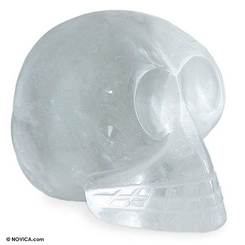 Quartz statuette Crystal Skull