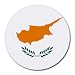 Cyprus Flag Round Mouse Pad
