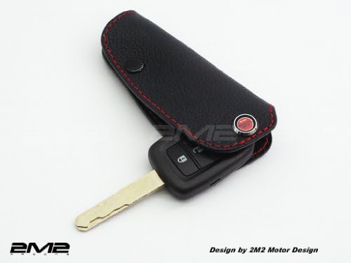 LHO05-1-A Leather key fob holder case chain cover For HONDA ACCORD VTi Deluxe VTi Luxury VTi-S Exclusive CIVIC VTi VTi-S OS CR-V CR-Z FIT EV INSIGHT FCX Clarity FCEV Pilot Ridgeline Odyssey Insight Hybrid Crosstour SI SJ HF Sedan Coupe
