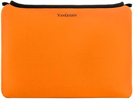 VanGoddy Smart Sleeves for Asus 14-inch Laptops / Ultrabooks / Notebooks + Headphones + USB Mouse + 16GB Memory Card (Orange)