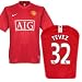 Manchester United Tevez Trikot Home 2009