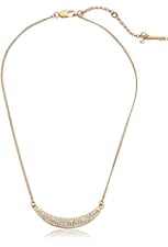 Kenneth Cole New York  Pave Crescent Necklace