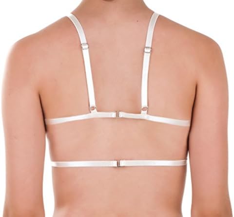 Trussa Women's Beautiful Lace Strappy Caged Rage Bra One Size