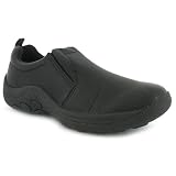 Mens Black Cheap Jungle Moccasin Slip On Shoe - Black - UK 6-12'