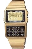 Casio Men's Gold Tone 50 Memory Calculator Databank Watch Model DBC-610G-1DF