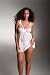 Hips and Curves Plus Size Strappy Lace Cup Chemise