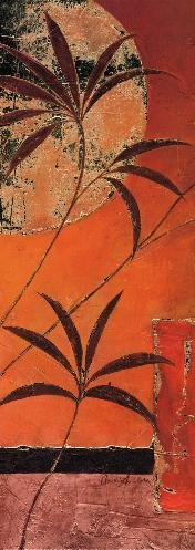 Bamboo Moon II by Claudio Ancilotti. Size 9.84 inches width by 27.56 inches height. High Quality Art Poster Print