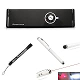 Wireless High Definition Speaker with Subwofer Streams Music via the A2DP Bluetooth 2.0 Also Rechargeable with Build In Ni-MH Battery Play Up To 10 Hours For LG Optimus Candybar Android 3.0 4G Multi Touch Screen Tablet ( 32 GB ) + Includes a Professor Pen 3 in 1 Red Laser Pointer / LED White Light / Stylus / White Pen + Includes an eBigValue TM Determination Hand Strap