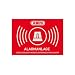 Abus AU1423 Warnaufkleber Alarm -D- 74 x 52.5 mm