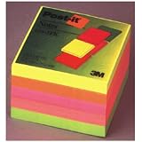 3 X 3, FIVE NEON COLORS, 5 100 SHEET PADS PACK by 