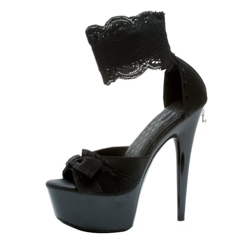 6 Inch Sexy High Heel Platform Shoes Lace Ankle Strap Open Toe Sandal Shoes Penthouse Shoes