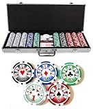 500pc Premium 11.5 gram High Roller Poker Chip Set