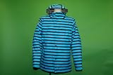 09-10モデル SCAPE(エスケイプ) ウェアー「TRACKER JACKET」CYAN/BLACK BORDER サイズLの画像