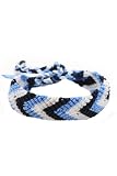 Sky Blue Navy And White Friendship Bracelet