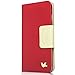 iPhone 6 Case,(4.7),[Upgraded-Opened Volume and Power Button Ports,no Break Issues] By HiLDA,Wallet Case,PU Leather Case,Credit Card Holder,Flip Cover Skin[Red]