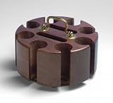 Drueke 856.12 Walnut Chip Rack with Plastic Chips (200 Chip Capacity)