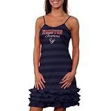 NCAA Houston Texans Ladies Nostalgia Dress - Navy Blue (Large)
