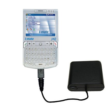 Emergency AA Battery Charge Extender for the i-Mate JAQ4 - Gomadic Brand w/ TipExchange Technology