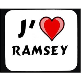 J'aime Ramsey tapis de souris d�cor�
