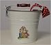 Baby : Vintage-style White Nursery Rhyme Baby Bucket