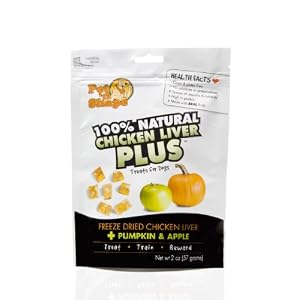 Pet 'n Shape Chicken Liver PLUS Pumpkin & Apple