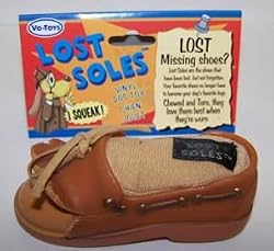 Vo-Toys Mini Vinyl Lost Sole Docksider Moccasin Dog Toy
