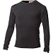 Minus33 100% Merino Wool Base Layer 705 MidWeight Crew Neck Top Black Large