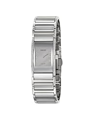 Rado Womens RADO-R20733712 Integral Silver Dial Watch