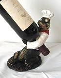 Alligator Gator Chef Wine Bottle Holder