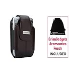 Leather Vertical Pouch Case w/ Swivel Belt Clip (OEM) for BlackBerry Torch  ....