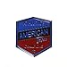 American Cities Unisex California Republic Bear Cuff Pom Pom Beanie Knit Hat Cap - Blck Red