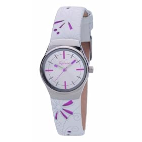Kahuna KLS-0089L Ladies white cut-out strap watch