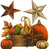 Review YRK  / Thanksgiving Fall Harvest - Large Peel & Stick - 24 Wall Stickers & Accents