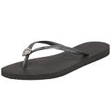 Havaianas Women's Slim Cystal Heart Sandal
