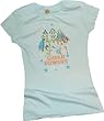 Super Powers x3 -- Batgirl - Wonder Woman - Supergirl Crop Sleeve Fitted Juniors T-Shirt