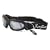 2010 Rayzor Professional UV400 Black 2 In 1 Ski / SnowBoard Sunglasses / Goggles, With a Smoked Mirrored Anti-Glare Clarity Lens and a Detachable Elasticated Headband.