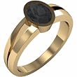 14K Yellow Gold Onyx Ring