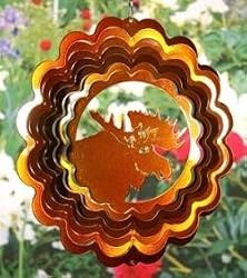 SunSationsTM Moose Wind Spinner - Color: Copper