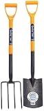 Draper 48964 Carbon Fork and Spade Set
